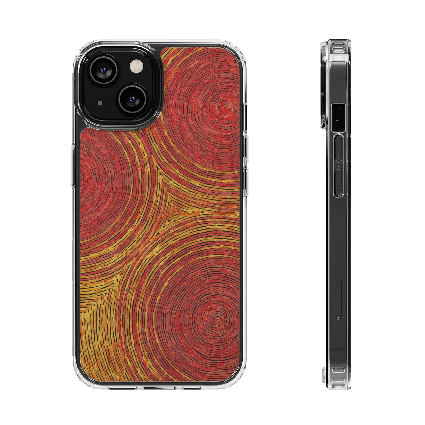 Fingerprints of the Sun Clear Phone Case Printify