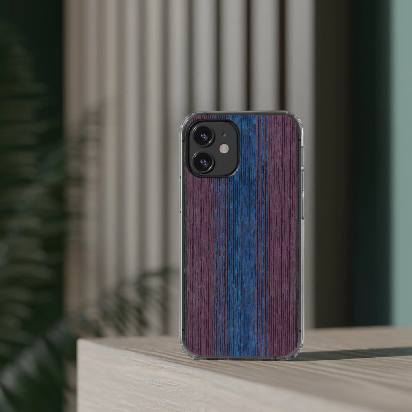 Faded Clear Phone Case Printify