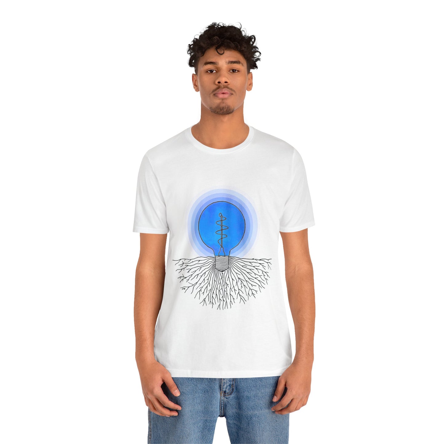 Incandescent Genesis Blue Jersey Short Sleeve Tee