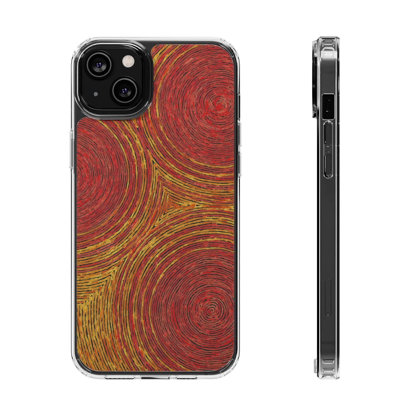 Fingerprints of the Sun Clear Phone Case Printify