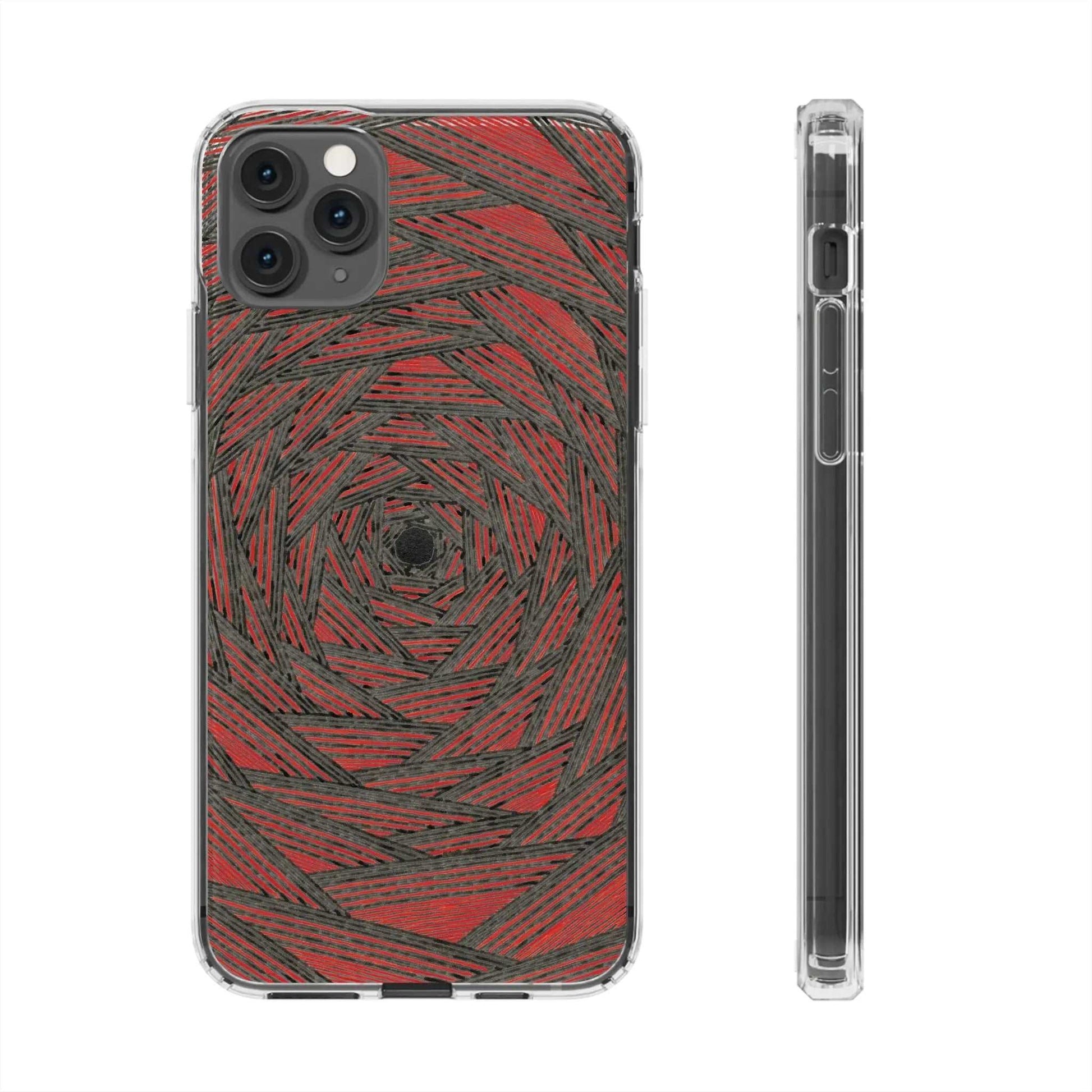 Aperature Clear Phone Case Printify