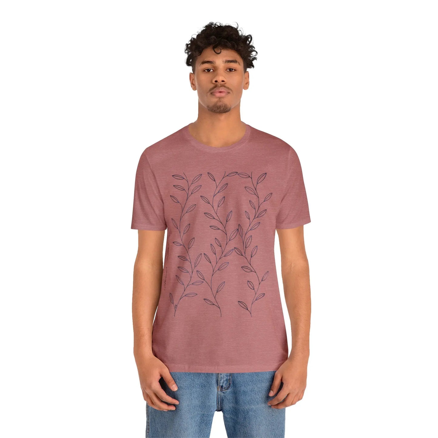 Purple Vines Unisex Cotton Shirt Printify