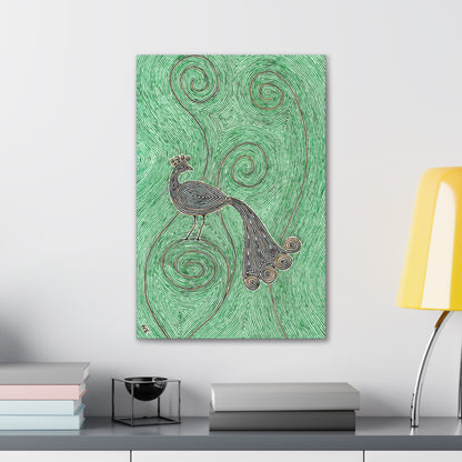 Peacock Canvas Print