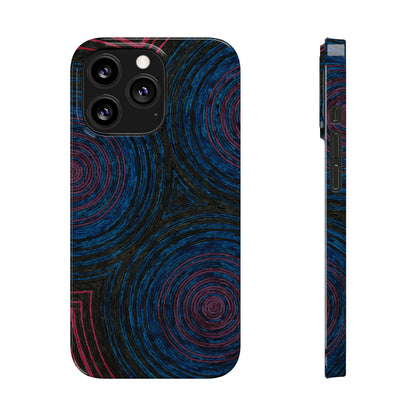 Fingerprints of the Moon Glossy Phone Case - Coldbrewart