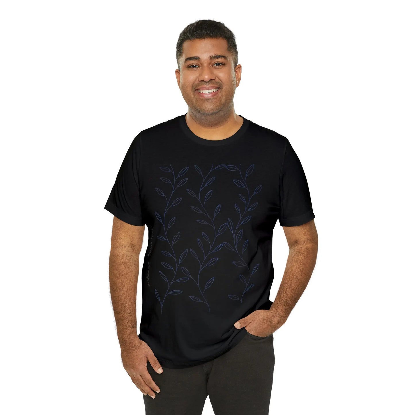 Purple Vines Unisex Cotton Shirt Printify