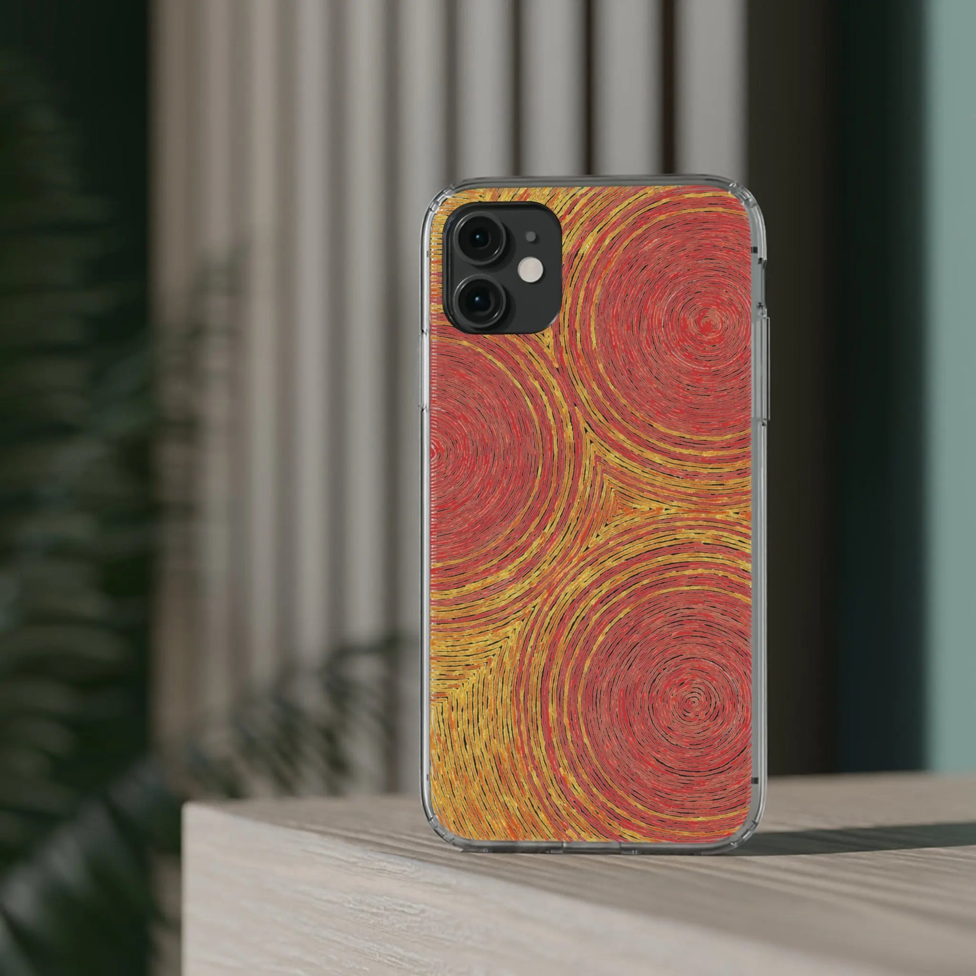 Fingerprints of the Sun Clear Phone Case - Coldbrewart