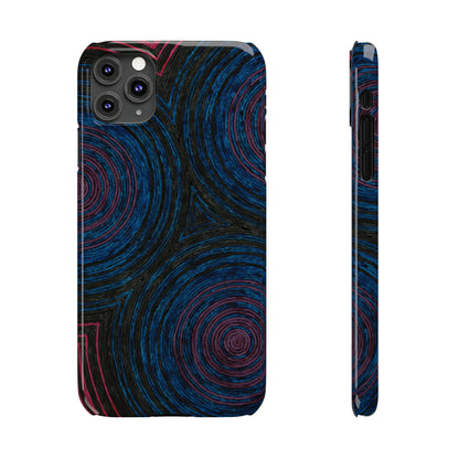 Fingerprints of the Moon Glossy Phone Case - Coldbrewart