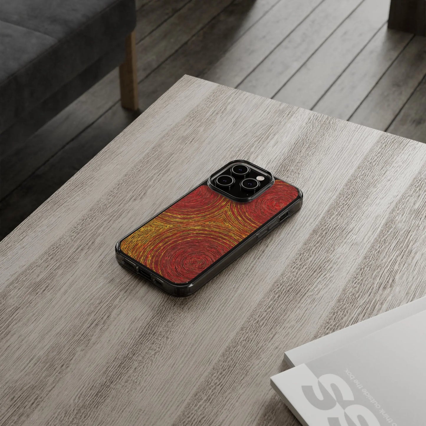 Fingerprints of the Sun Clear Phone Case - Coldbrewart