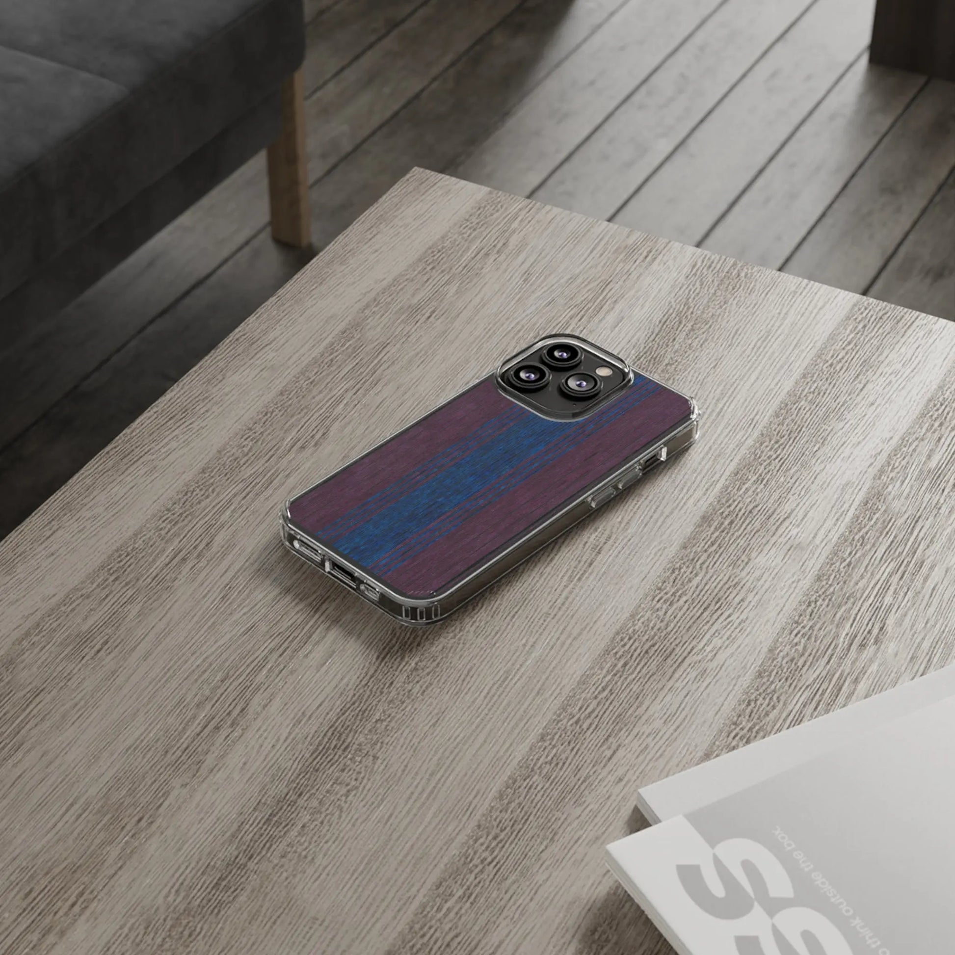 Faded Clear Phone Case Printify