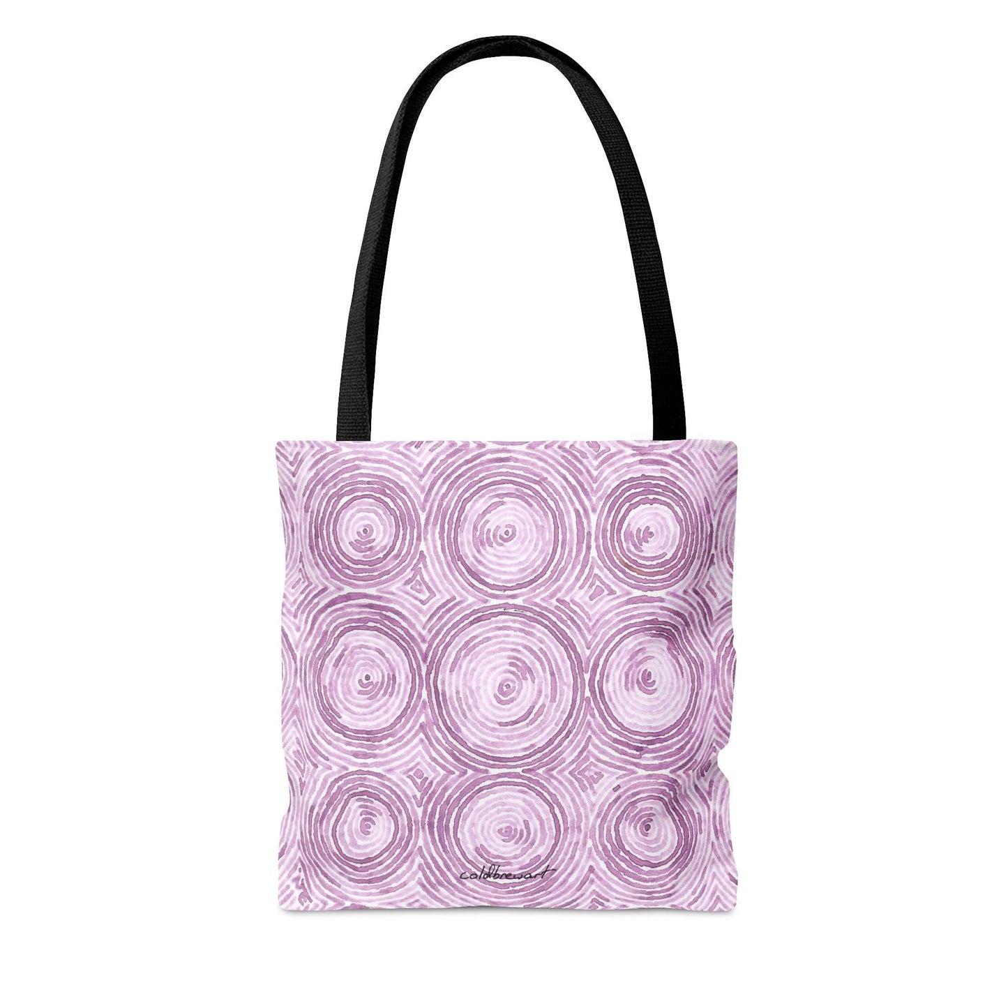 Bougainvillea Circles Tote Bag Printify