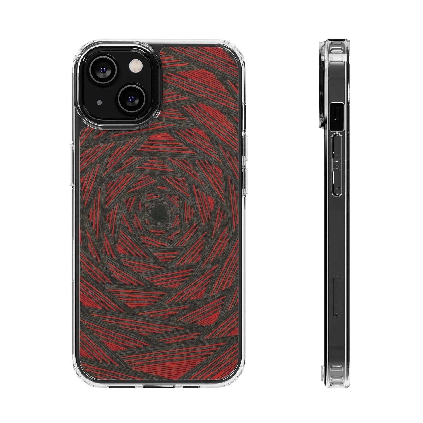 Aperature Clear Phone Case Printify