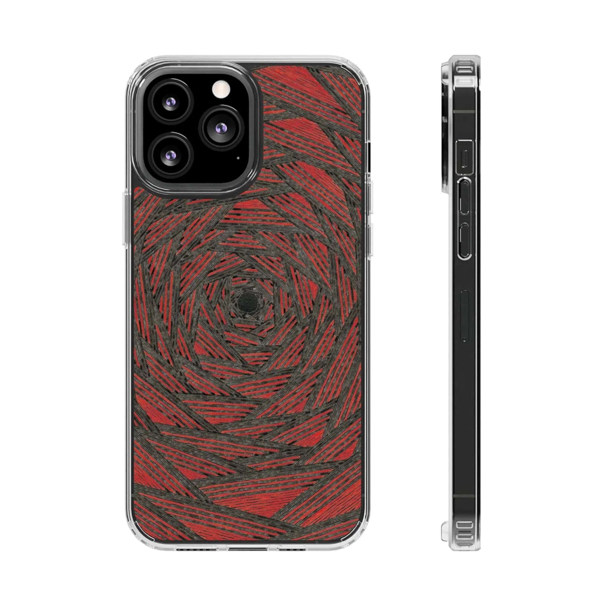 Aperature Clear Phone Case Printify