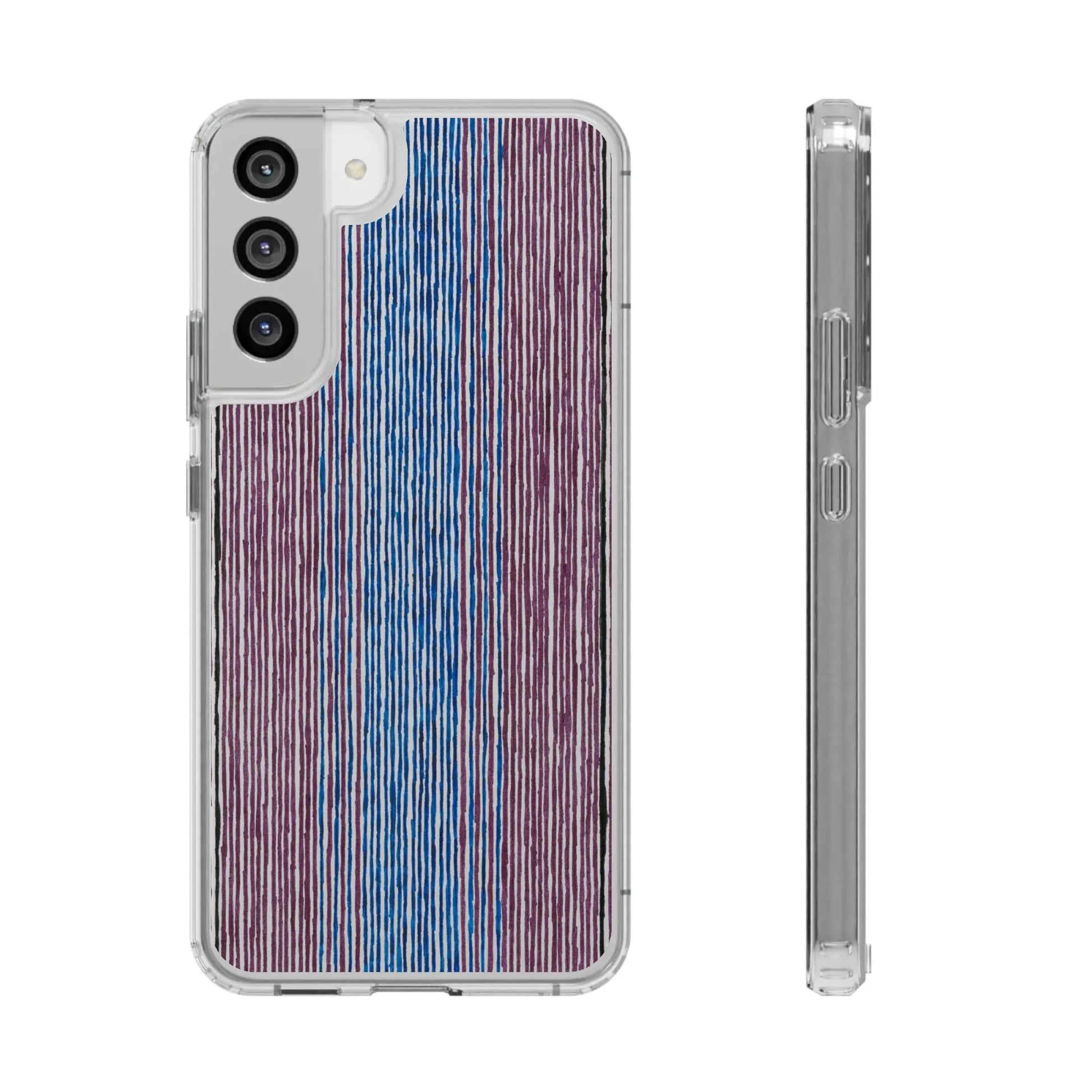 Faded Clear Phone Case Printify