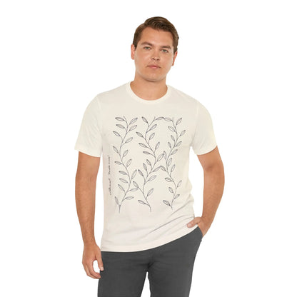 Purple Vines Unisex Cotton Shirt Printify