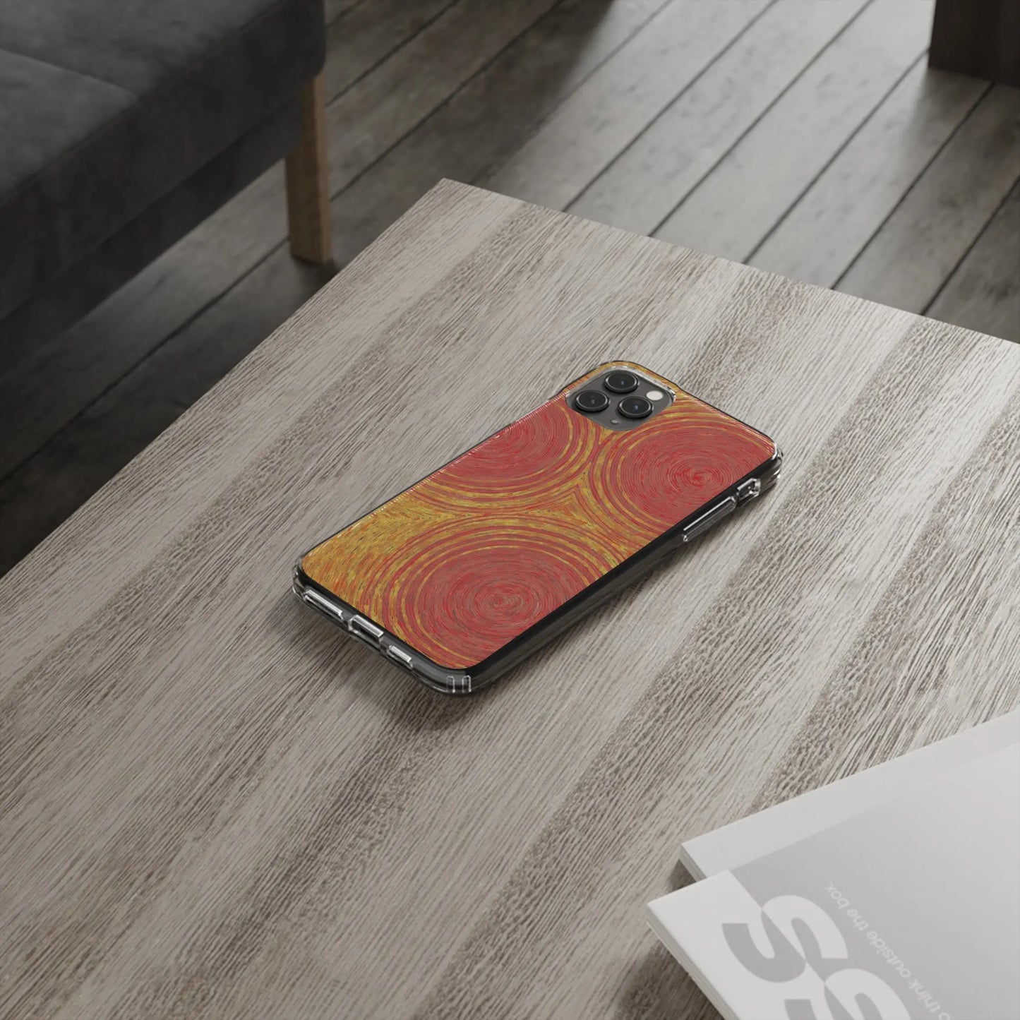 Fingerprints of the Sun Clear Phone Case - Coldbrewart