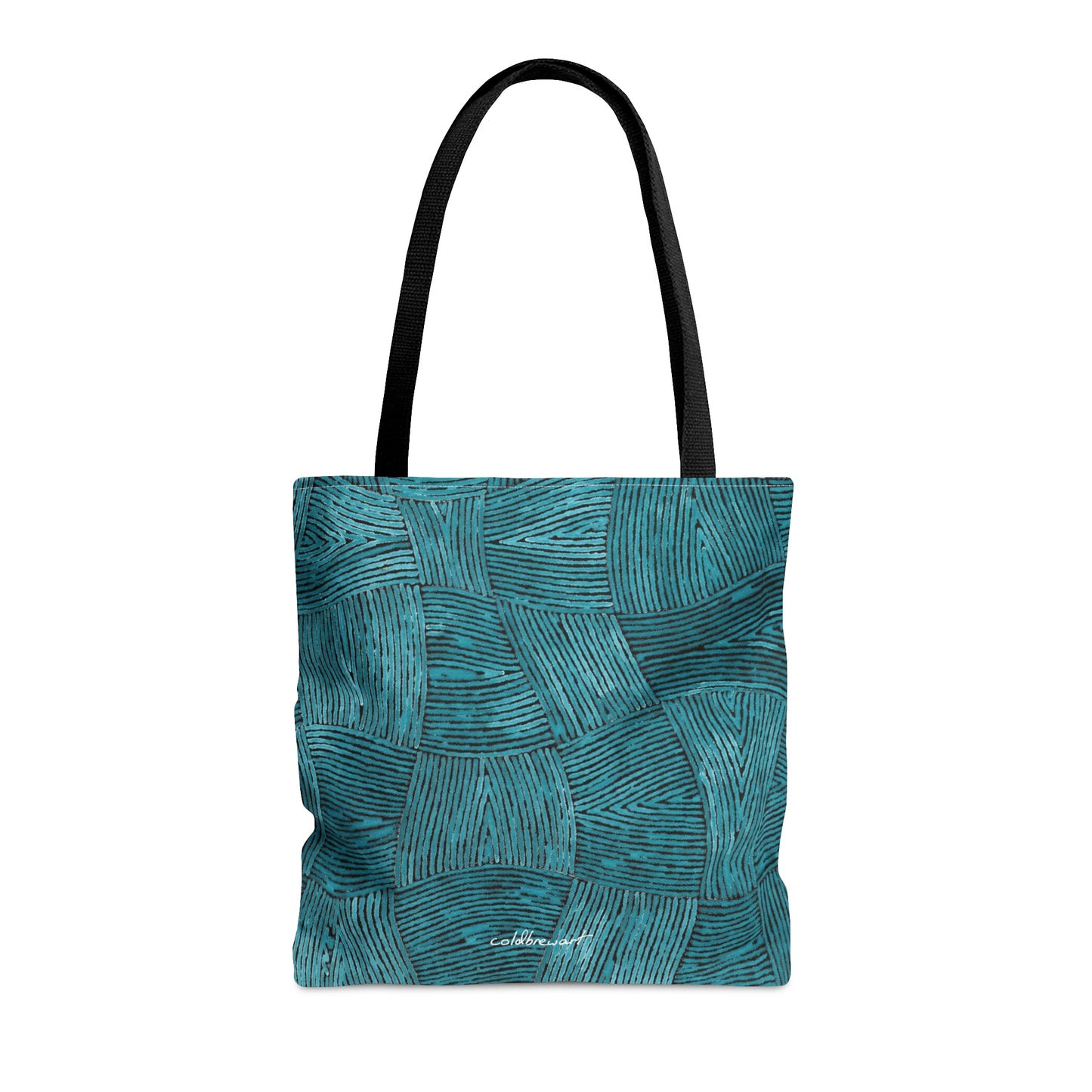 Weaves in Blue Tote Bag Printify