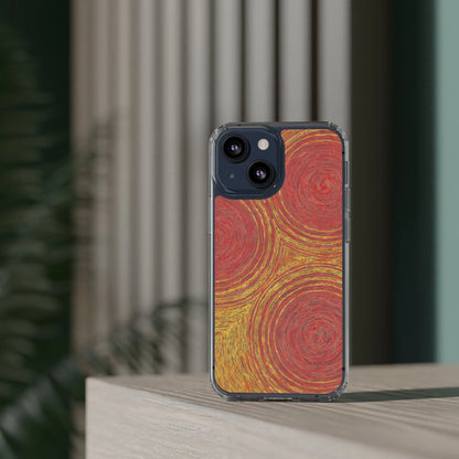 Fingerprints of the Sun Clear Phone Case - Coldbrewart