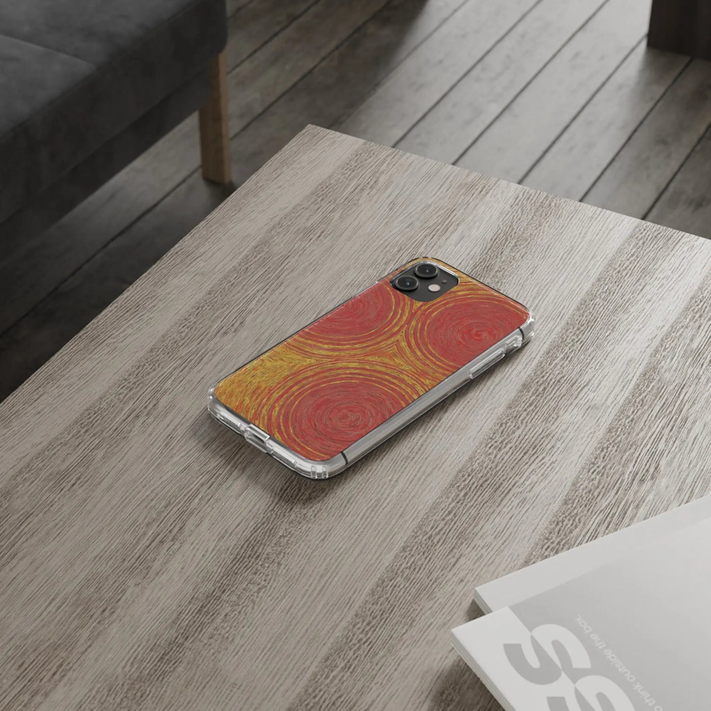 Fingerprints of the Sun Clear Phone Case - Coldbrewart