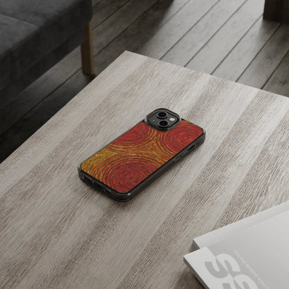 Fingerprints of the Sun Clear Phone Case Printify