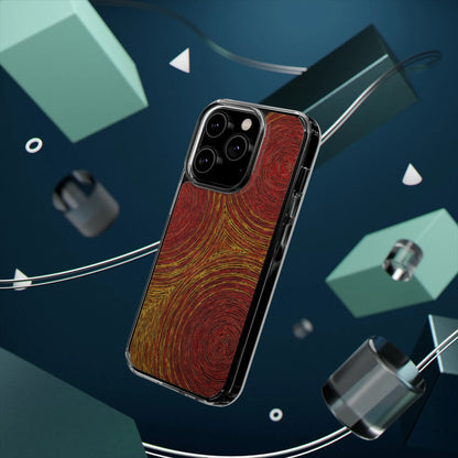 Fingerprints of the Sun Clear Phone Case - Coldbrewart