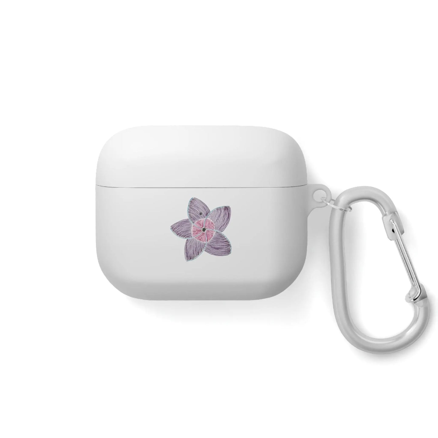 Purple Plumeria AirPods and AirPods Pro Case Cover Printify