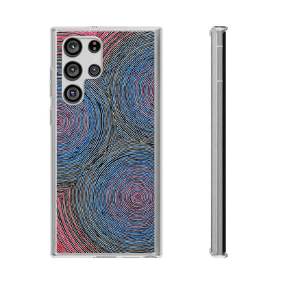 Fingerprints of the Moon Clear Phone Case Printify