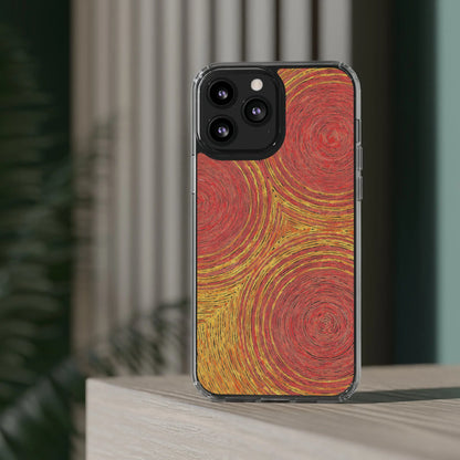 Fingerprints of the Sun Clear Phone Case - Coldbrewart