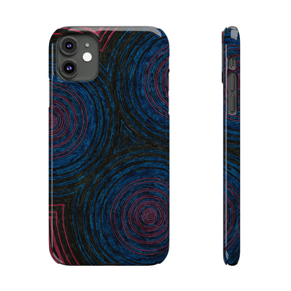 Fingerprints of the Moon Glossy Phone Case - Coldbrewart