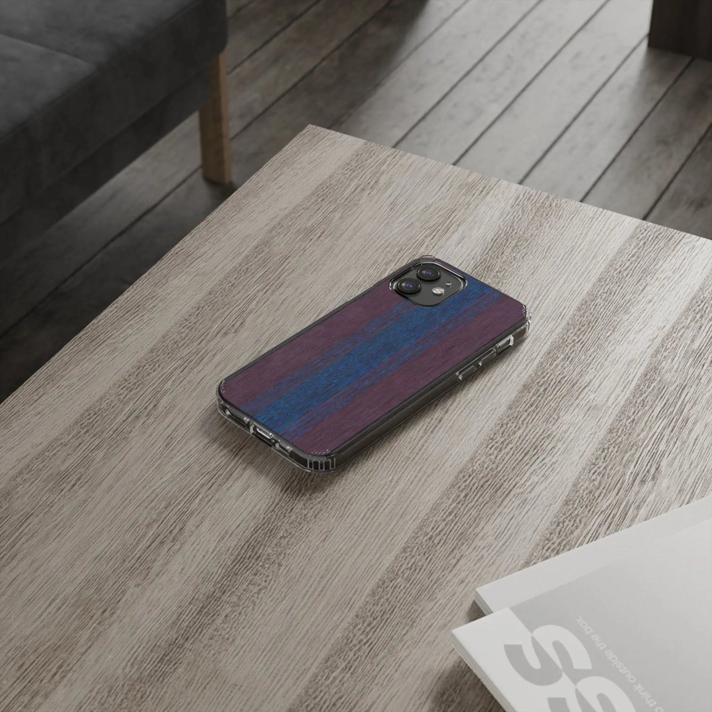 Faded Clear Phone Case Printify