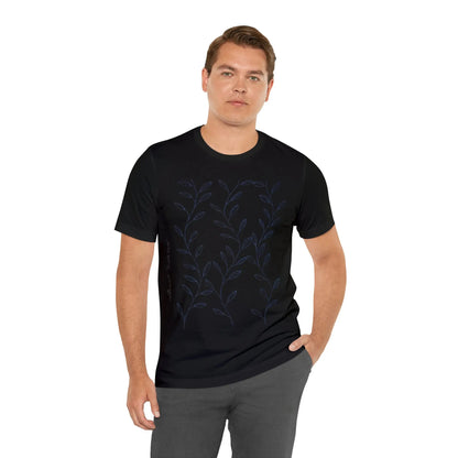 Purple Vines Unisex Cotton Shirt Printify