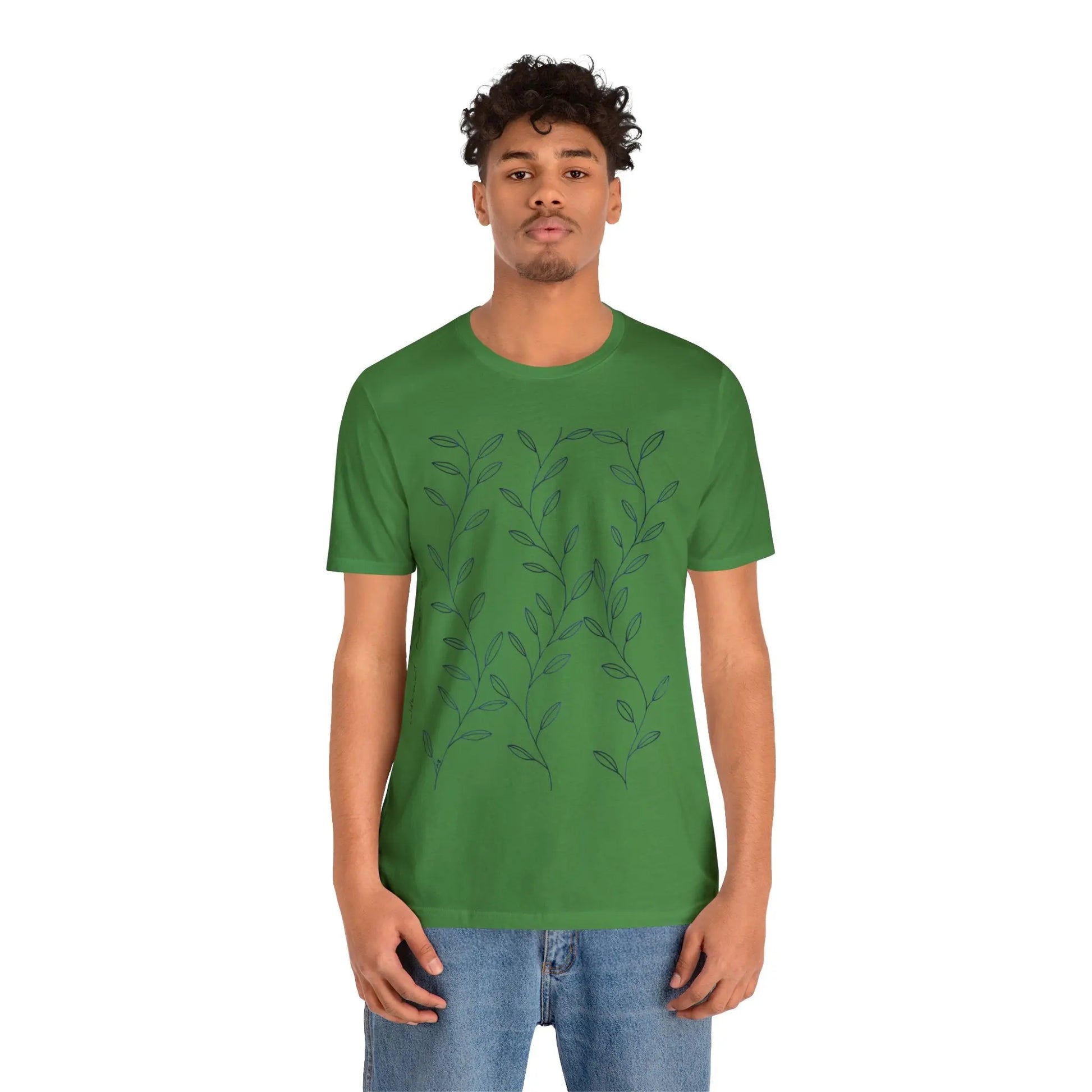 Purple Vines Unisex Cotton Shirt Printify