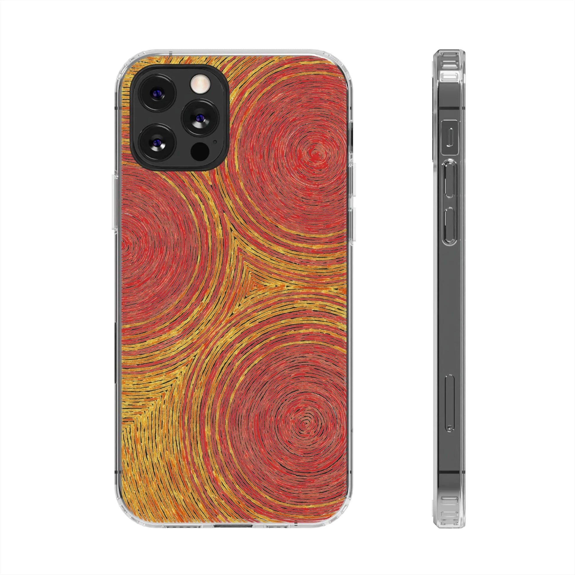 Fingerprints of the Sun Clear Phone Case Printify