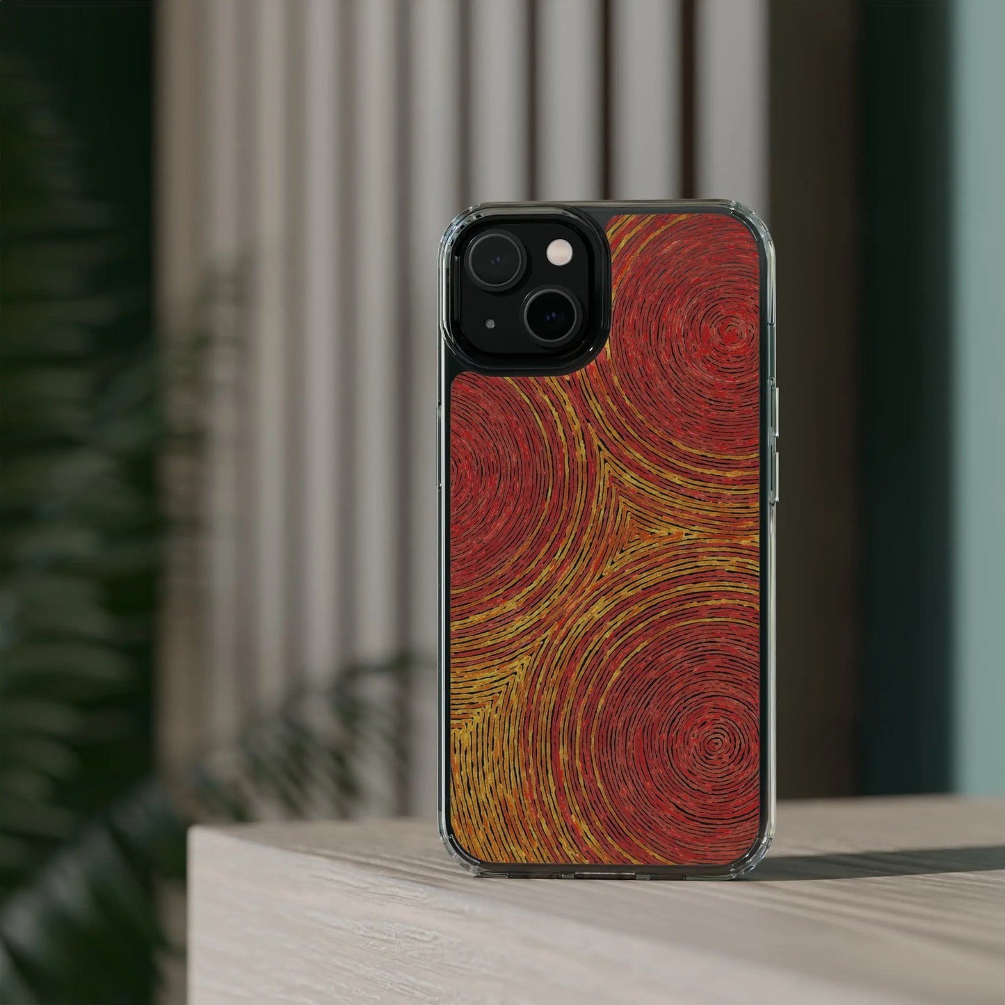 Fingerprints of the Sun Clear Phone Case Printify