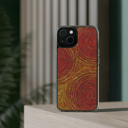 Fingerprints of the Sun Clear Phone Case Printify