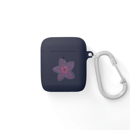 Purple Plumeria AirPods and AirPods Pro Case Cover Printify