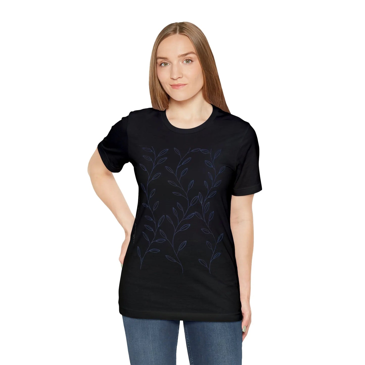 Purple Vines Unisex Cotton Shirt Printify