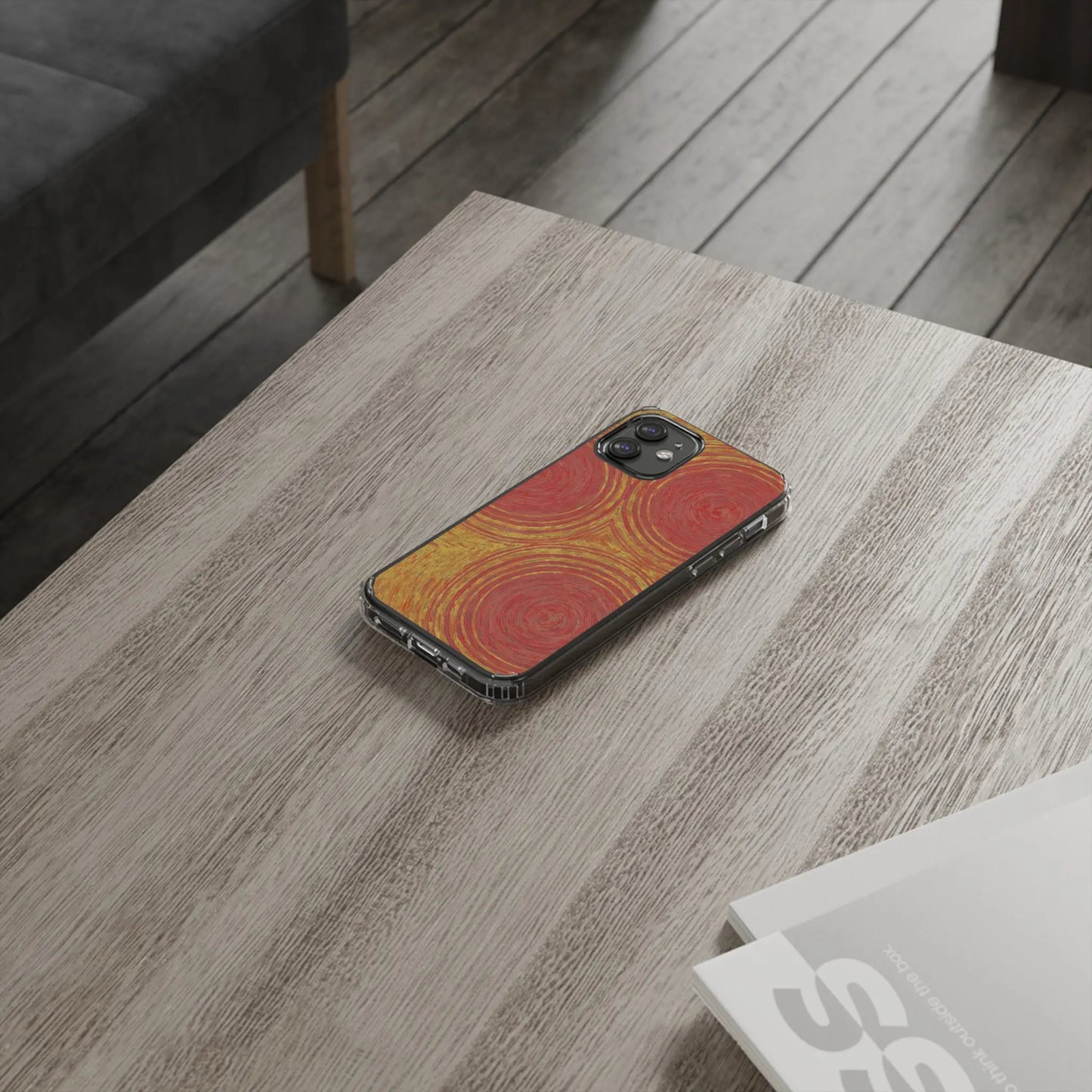 Fingerprints of the Sun Clear Phone Case - Coldbrewart