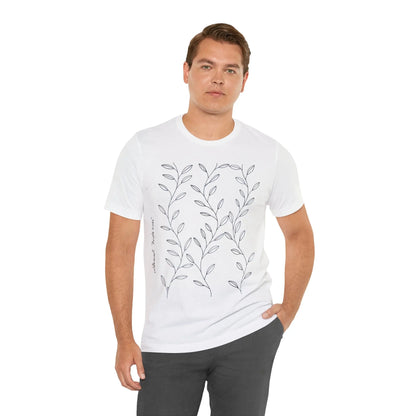 Purple Vines Unisex Cotton Shirt Printify