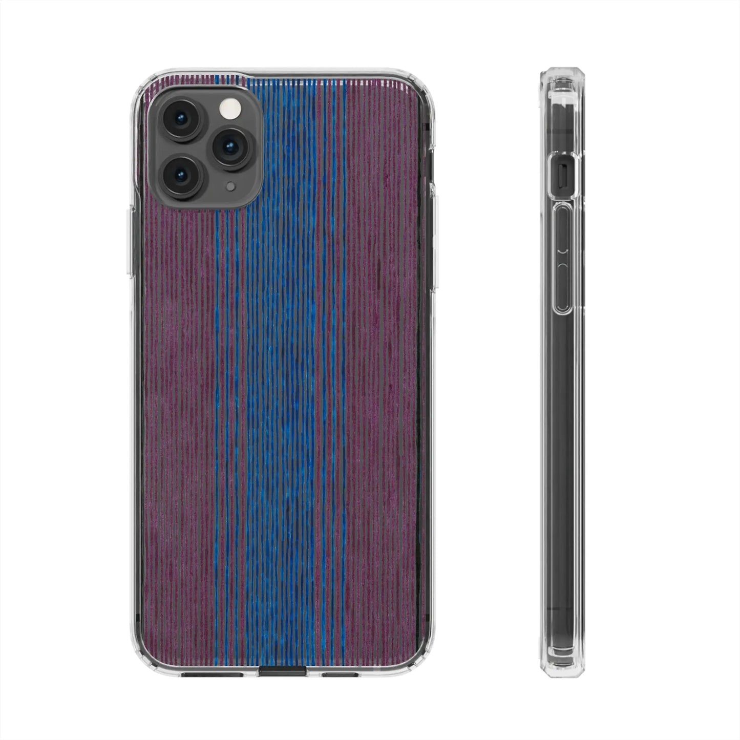 Faded Clear Phone Case Printify