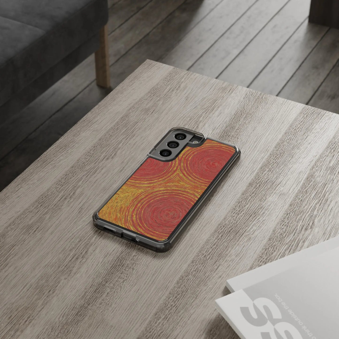 Fingerprints of the Sun Clear Phone Case - Coldbrewart