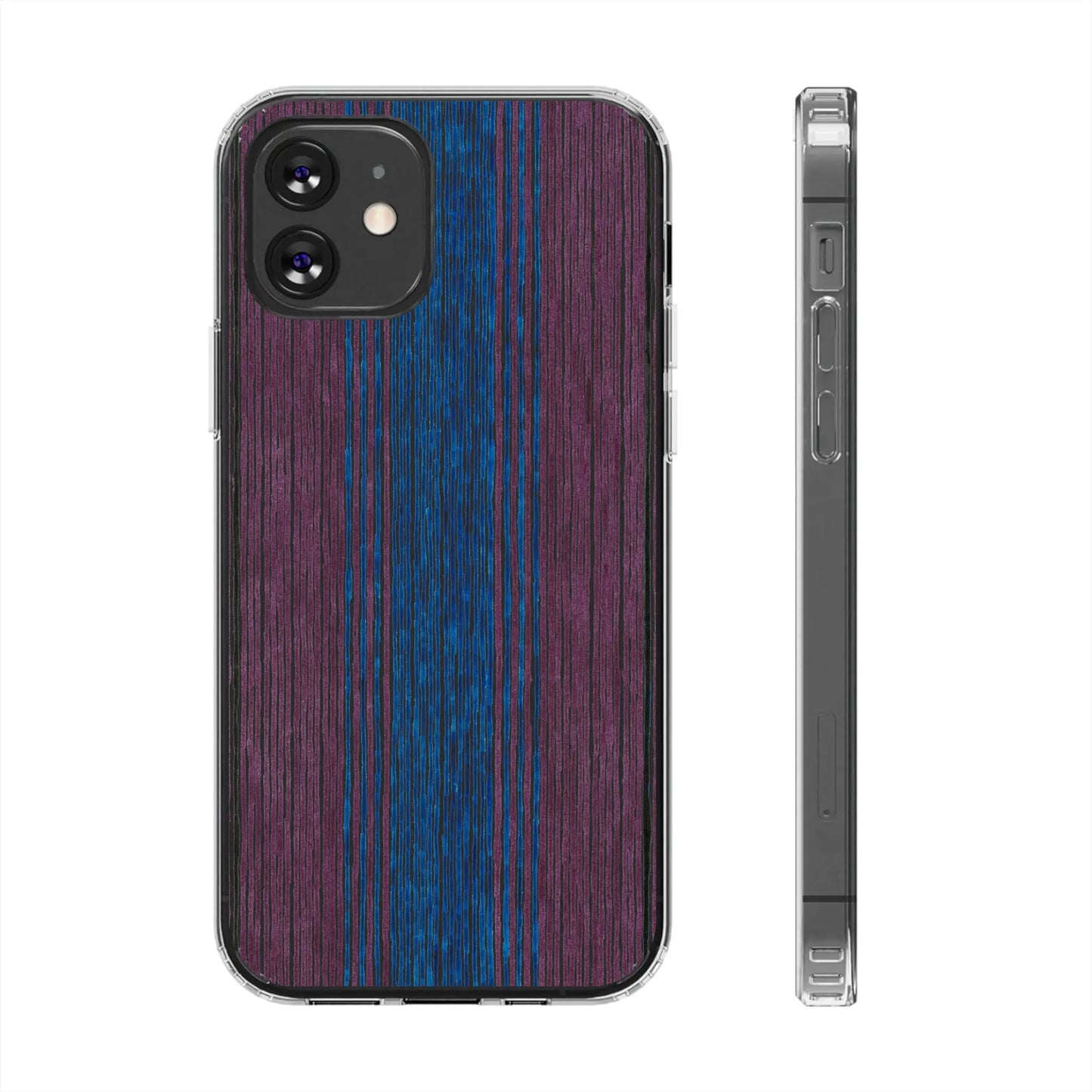 Faded Clear Phone Case Printify