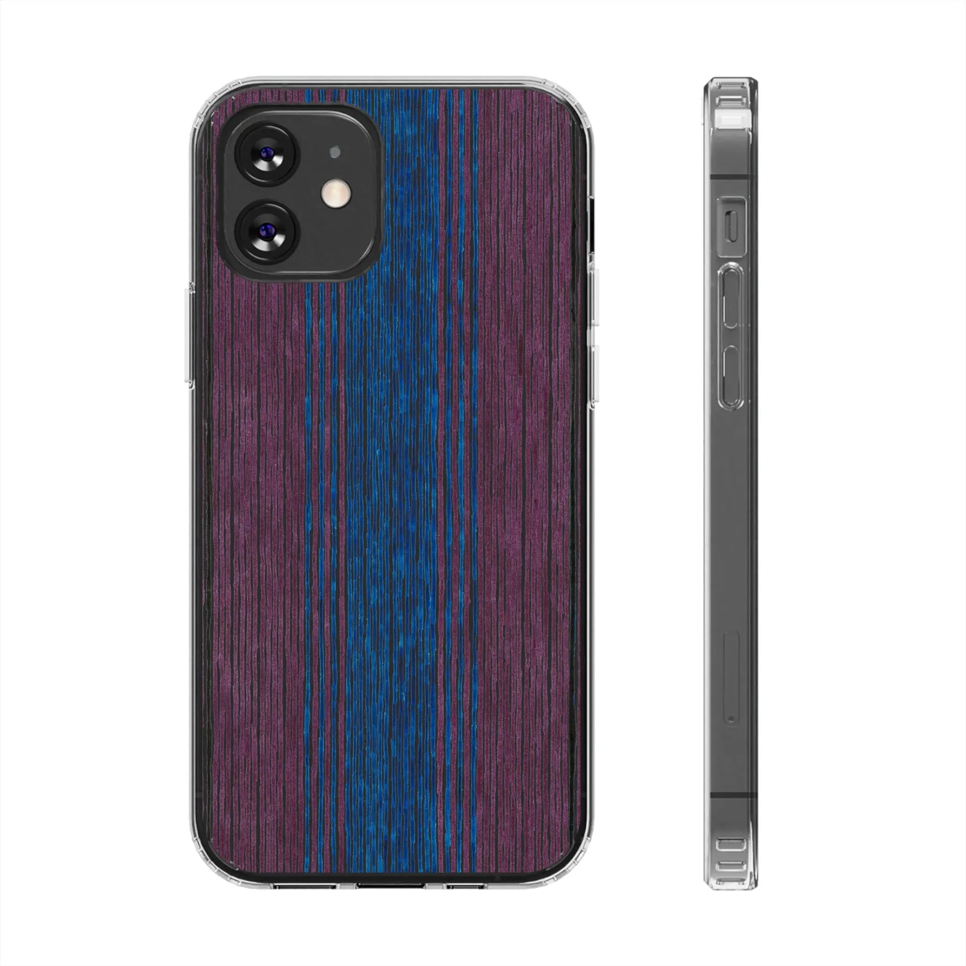 Faded Clear Phone Case Printify