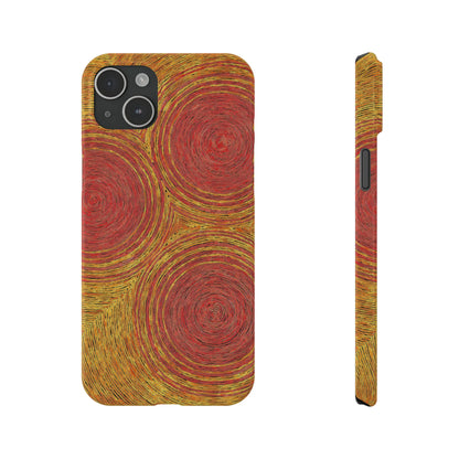 Fingerprints of the Sun Glossy Phone Case Printify