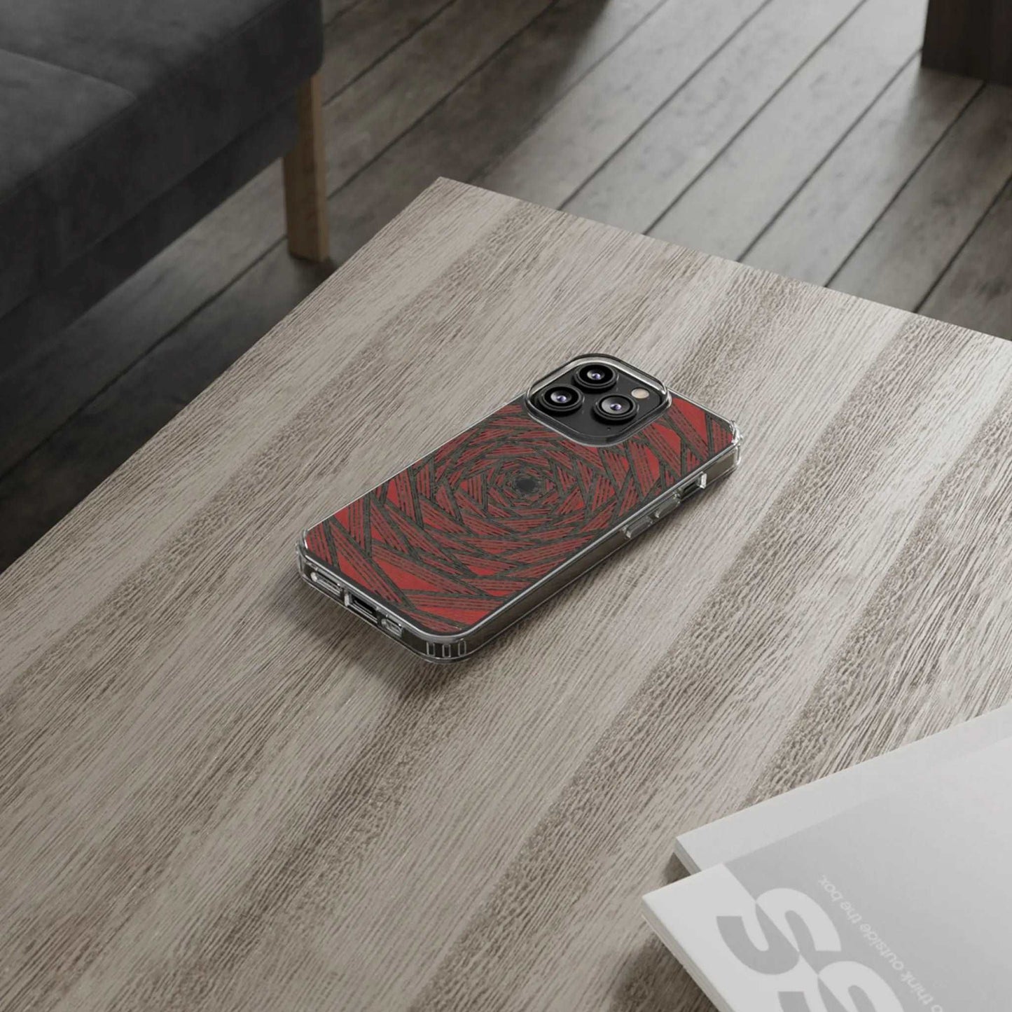 Aperature Clear Phone Case Printify