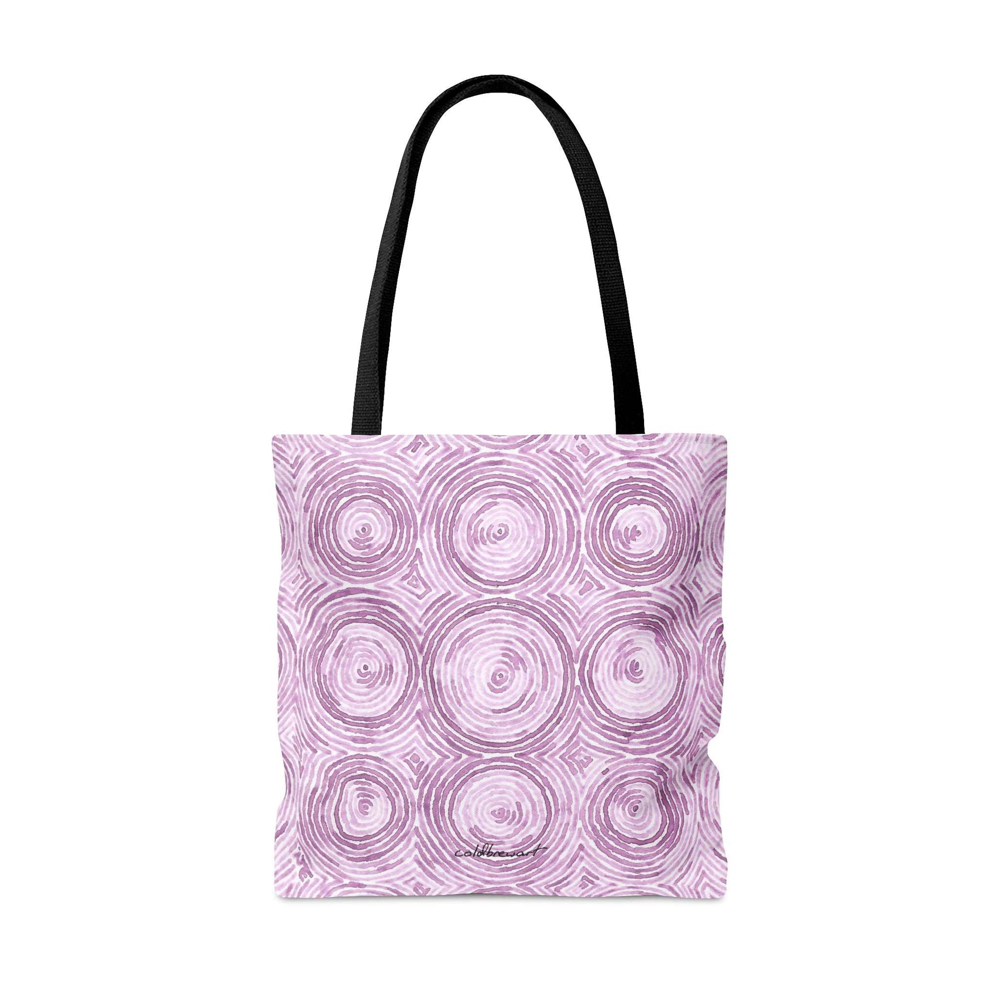 Bougainvillea Circles Tote Bag Printify