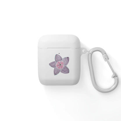 Purple Plumeria AirPods and AirPods Pro Case Cover Printify