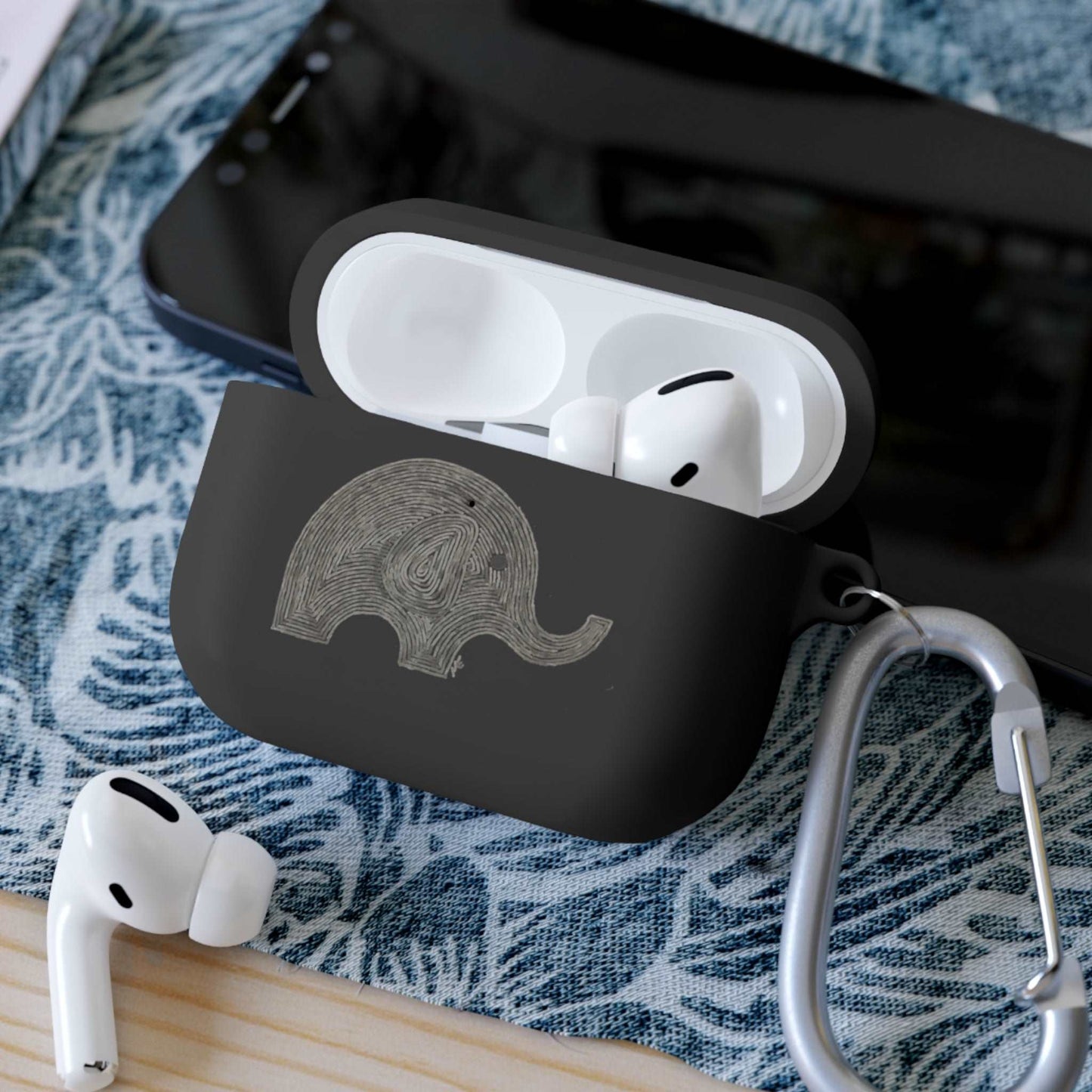 Elephant AirPods and AirPods Pro Case Cover Printify