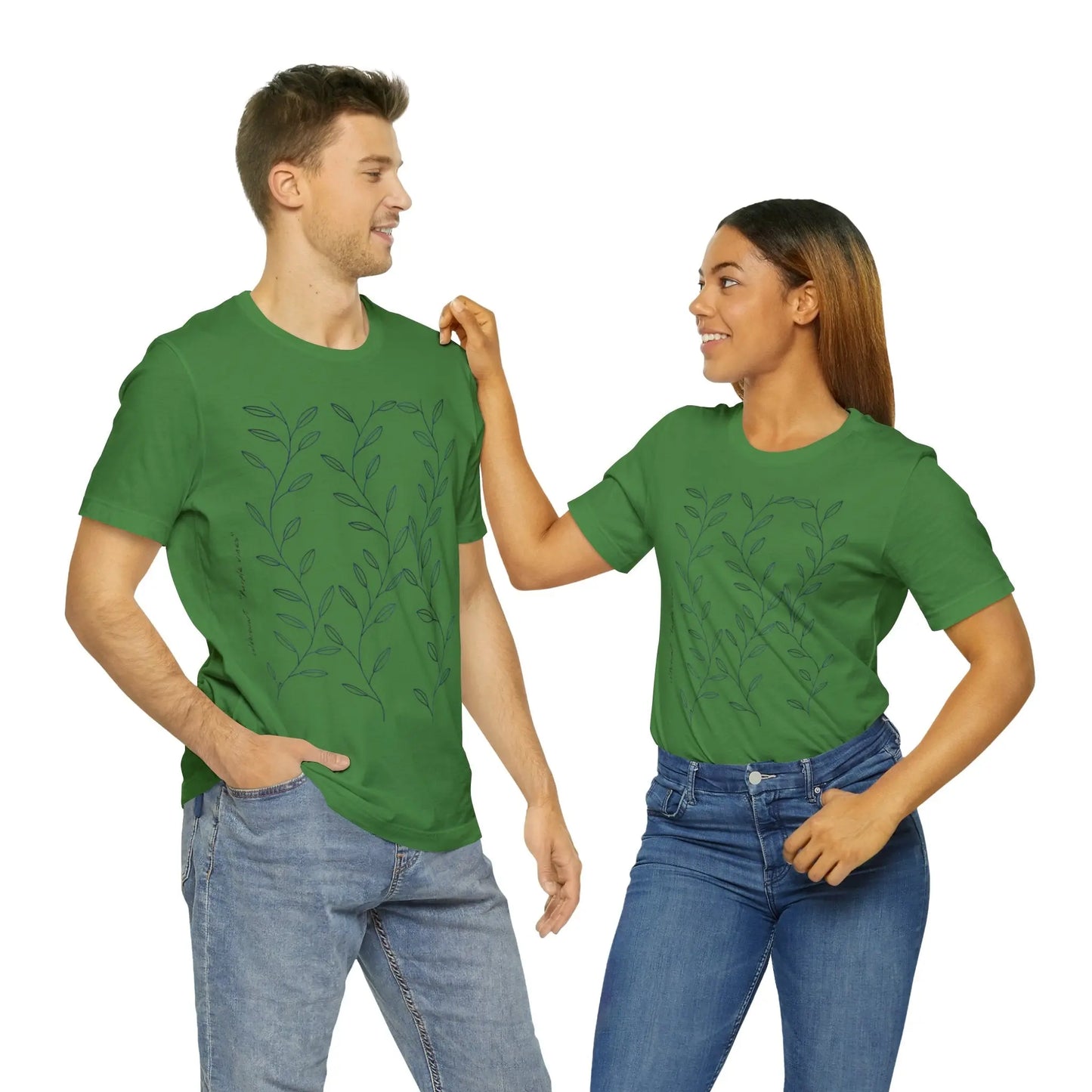 Purple Vines Unisex Cotton Shirt Printify