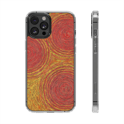 Fingerprints of the Sun Clear Phone Case - Coldbrewart