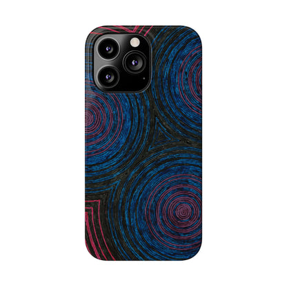 Fingerprints of the Moon Glossy Phone Case - Coldbrewart